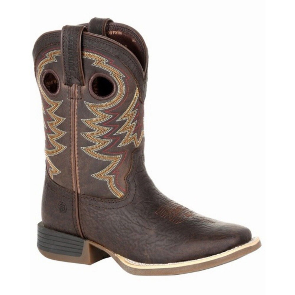 Durango Lil' Rebel Pro Little Kid's Brown Western Boot Size 9 Cowboy Boots